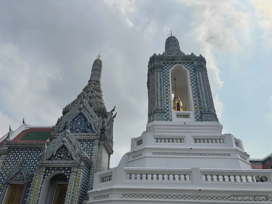 Ornate architecture at Bangkok's Grand Palace complex