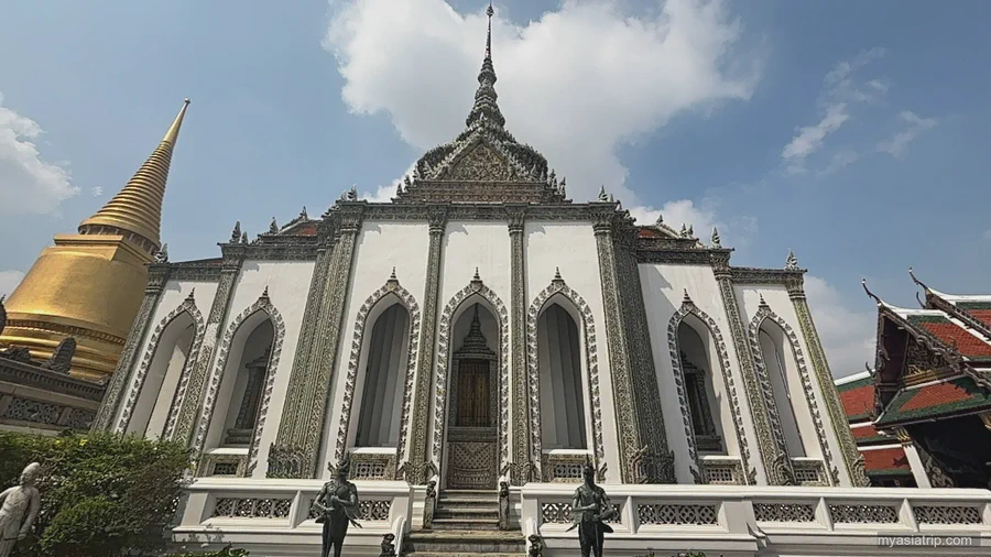 Ornate Grand Palace architecture in Bangkok